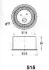 <strong>MITSUBISHI Натяжной ролик PAJERO / CARISMA 1,8 16V JAPANPARTS BE-515 (фото 2)</strong>