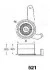 <strong>MITSUBISHI Натяжной ролик 2,0TD -03 JAPANPARTS BE-521 (фото 2)</strong>