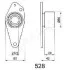 <strong>RENAULT Натяжной ролик Clio 1,7/1,9D/Laguna 1,8-2,0/R9/11/19/21,Trafic,Volvo JAPANPARTS BE-528 (фото 2)</strong>