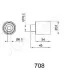 <strong>SUBARU Натяжной ролик ременного привода Forester 02-, Legacy 2,0 05- Impreza 00-. JAPANPARTS BE-708 (фото 2)</strong>