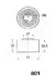 <strong>SUZUKI Натяжитель ремня Swift, Alto 94- JAPANPARTS BE-801 (фото 2)</strong>