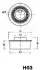 <strong>HYUNDAI Натяжной ролик Coupe,Tucson,Kia Carens,Cerato,Lantra 1.8-2.0 16V JAPANPARTS BE-H03 (фото 2)</strong>
