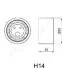 <strong>MITSUBISHI Ролик натяжителя ремня GALANT V 2.5 92-95 JAPANPARTS BE-H14 (фото 3)</strong>