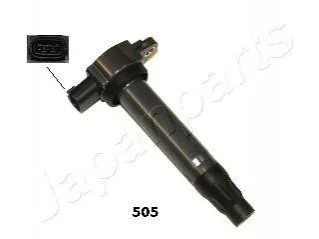 MITSUBISHI Катушка зажигания Lancer X 08-,Outlander 06-,ASX 10-,Citroen C-Crosser,Peugeot 1.8/2.4 для Mitsubishi, Citroen, Peugeot JAPANPARTS BO-505 фото товару