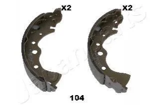 <strong>NISSAN Щеки тормозные Almera 1,6 06- JAPANPARTS GF-104AF (фото 1)</strong>