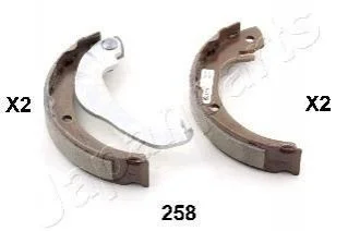 <strong>TOYOTA щоки гальм. задні Corolla Verso 04- JAPANPARTS GF-258AF (фото 1)</strong>