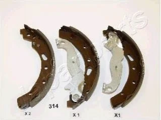 MAZDA Щеки тормозные задние Mazda 2,Ford Fiesta 08- для Mazda JAPANPARTS GF-314AF фото товару