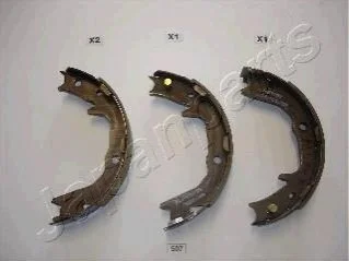 <strong>MITSUBISHI Щеки тормозные для стояночного тормоза 96- Eclipse,Galant,Lancer,Sigma,Outlander JAPANPARTS GF-507AF (фото 1)</strong>