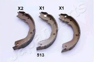 <strong>MITSUBISHI Колодки ручного торм. Pajero III, IV JAPANPARTS GF-513AF (фото 1)</strong>