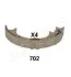 <strong>SUBARU К-т колодок стояночного тормоза Tribeca 3,0-3,6 05-. JAPANPARTS GF-702AF (фото 3)</strong>