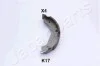 <strong>Тормозные колодки барабан. KIA Sorento 02- JAPANPARTS GF-K17AF (фото 1)</strong>