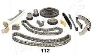 NISSAN К-т цепи (полный) привода ГРМ X-Trail 2,2Di 01-, Pathfinder 2.5dCi 05-, Navara для Nissan JAPANPARTS KDK-112 фото товару