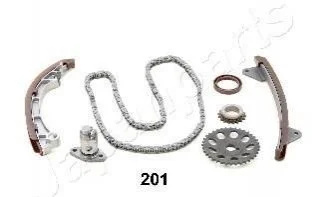 <strong>TOYOTA К-кт цепи ГРМ Avensis,Auris,Corolla,Rav 4 II 1.6/1.8VVT-i 00- JAPANPARTS KDK-201 (фото 1)</strong>