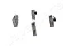 <strong>Гальмівні колодки перед. OPEL Vectra C, Astra H, Zafira B FIAT Croma 05- SAAB 9-3 JAPANPARTS PA-0074AF (фото 3)</strong>