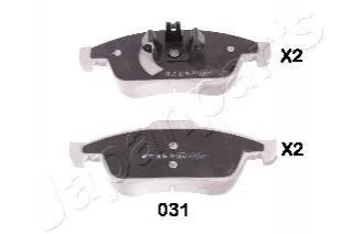 RENAULT Тормозные колодки передн.Duster,Megane 09- для Jeep, Fiat JAPANPARTS PA-031AF фото товару