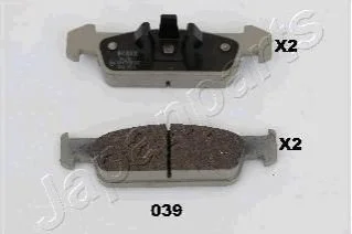 RENAULT Колодки тормозные пер. Sandero 1,2-1,6 12-, Logan 1,2-1,6 12- для JAPANPARTS PA-039AF фото товару