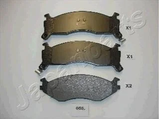 <strong>CHRYSLER Тормозные колодки Grand Voyager,Dodge Nitro,Cherokee 07- JAPANPARTS PA-056AF (фото 1)</strong>