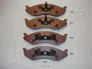 <strong>JEEP Тормозн.колодки передн. Grand Cherokee,Kia Carnival JAPANPARTS PA-057AF (фото 1)</strong>
