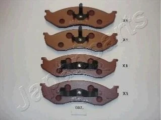 JEEP Тормозн.колодки передн. Grand Cherokee,Kia Carnival для JAPANPARTS PA-057AF фото товару