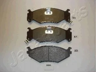 Тормозные колодки пер. CHRYSLER Voyager 90 -99 для Chrysler, Dodge JAPANPARTS PA-060AF фото товару