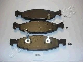 <strong>JEEP Тормозные колодки дисковые Grand Cherokee 99- JAPANPARTS PA-097AF (фото 1)</strong>