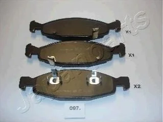 JEEP Тормозные колодки дисковые Grand Cherokee 99- для Jeep JAPANPARTS PA-097AF фото товару