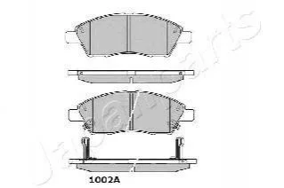 <strong>NISSAN Тормозные колодки TIIDA 07- JAPANPARTS PA-1002AF (фото 1)</strong>