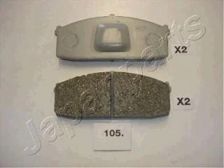 Гальмівні колодки передн. NISSAN BLUBIERD 80- для JAPANPARTS PA-105AF фото товару