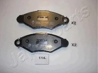 <strong>NISSAN Тормозные колодки передн. Kubistar 03-,Renault Kangoo 97- JAPANPARTS PA-114AF (фото 1)</strong>
