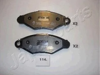 NISSAN Тормозные колодки передн. Kubistar 03-,Renault Kangoo 97- для JAPANPARTS PA-114AF фото товару