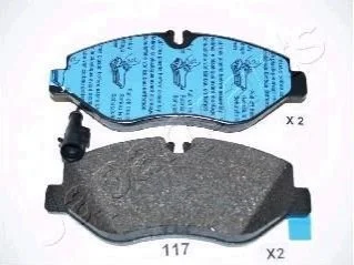 <strong>RENAULT к-т гальмівних колодок Maxity, NISSAN NT400 JAPANPARTS PA-117AF (фото 1)</strong>