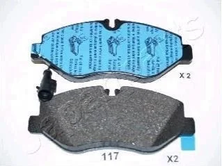 RENAULT к-т гальмівних колодок Maxity, NISSAN NT400 для Nissan JAPANPARTS PA-117AF фото товару