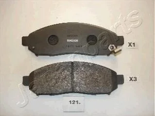 <strong>NISSAN Тормозные колодки передн..Murano,Navara,Pathfinder 05- сист.Tokico JAPANPARTS PA-121AF (фото 1)</strong>