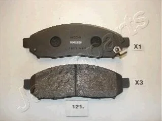 NISSAN Тормозные колодки передн..Murano,Navara,Pathfinder 05- сист.Tokico для Nissan, Mitsubishi JAPANPARTS PA-121AF фото товару