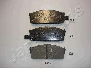 <strong>NISSAN Тормозные колодки передн.Bluebird 80- JAPANPARTS PA-141AF (фото 1)</strong>