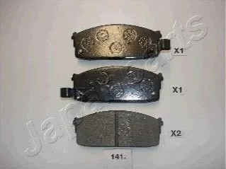 NISSAN Тормозные колодки передн.Bluebird 80- для JAPANPARTS PA-141AF фото товару