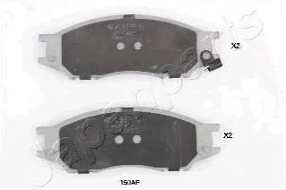 <strong>NISSAN Тормозные колодки передн.Almera 00- JAPANPARTS PA-150AF (фото 1)</strong>