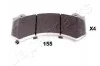 <strong>CHEVROLET колодки гальм. передн. Camaro, JEEP JAPANPARTS PA-155AF (фото 1)</strong>