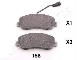 <strong>RENAULT Тормозные колодки передн.Master III 10- JAPANPARTS PA-156AF (фото 1)</strong>