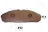 <strong>NISSAN Тормозные колодки передн.Patrol GR I 4.2 88- JAPANPARTS PA-163AF (фото 1)</strong>
