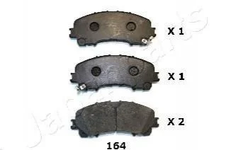 NISSAN Колодки торм. пер. X-Trail 1.6dCi 13-,Infiniti Q50 для JAPANPARTS PA-164AF фото товару