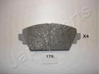 <strong>HONDA Колодки тормозные передн. Accord 98-,Nissan Primera 02- JAPANPARTS PA-176AF (фото 1)</strong>
