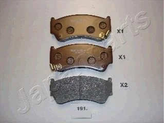 <strong>NISSAN Тормозные колодки передн. Almera,Suzuki Baleno 95- JAPANPARTS PA-191AF (фото 1)</strong>