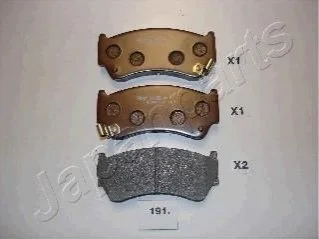 NISSAN Тормозные колодки передн. Almera,Suzuki Baleno 95- для JAPANPARTS PA-191AF фото товару