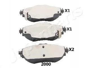 TOYOTA Тормозн.колодки передн.Auris 12- для JAPANPARTS PA-2000AF фото товару