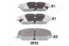 <strong>TOYOTA Колодки торм. передние Camry 2,5-3,5 11- JAPANPARTS PA-2012AF (фото 1)</strong>