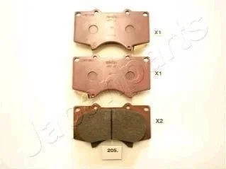 <strong>TOYOTA Тормозные колодки передн.Land Cruiser 02-,Fortuner,Mitsubishi Pajero IV 07- JAPANPARTS PA-205AF (фото 1)</strong>