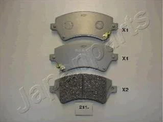 <strong>TOYOTA Тормозные кол. пер.Corolla 02- E12 JAPANPARTS PA-211AF (фото 1)</strong>