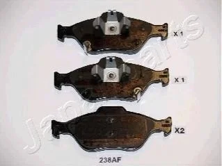 TOYOTA Тормозные колодки передн. Yaris 05- для JAPANPARTS PA-238AF фото товару