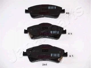 <strong>TOYOTA Тормозные колодки передн.Avensis 09-,Auris 07- JAPANPARTS PA-244AF (фото 1)</strong>